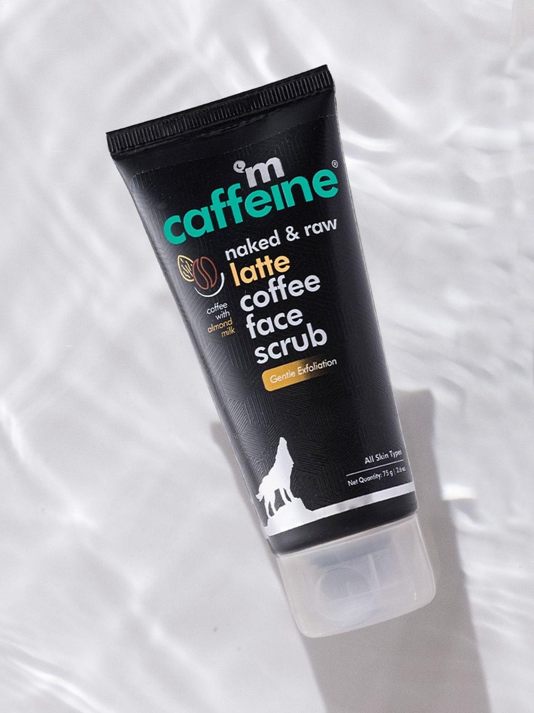 mcaffeine coffee & milk moisturizing face scrub for gentle exfoliation & skin nourishment