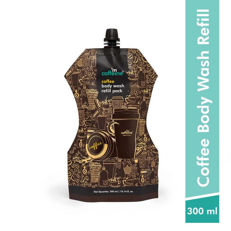 mcaffeine coffee body wash refill pack - refreshing, deep cleansing & hydrating soap free shower gel