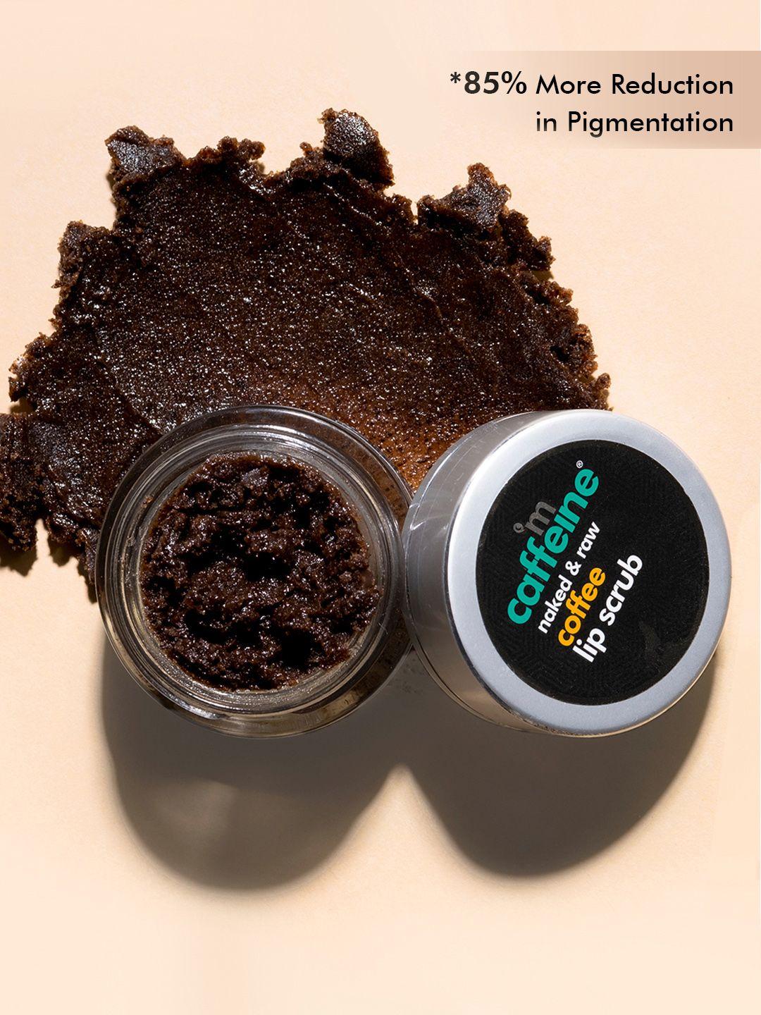 mcaffeine coffee lip scrub for reducing pigmentation & curing chapped lips 12g