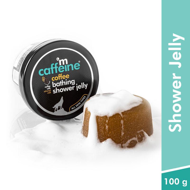 mcaffeine coffee shower jelly soap free bathing bar with hyaluronic acid for a playful experience