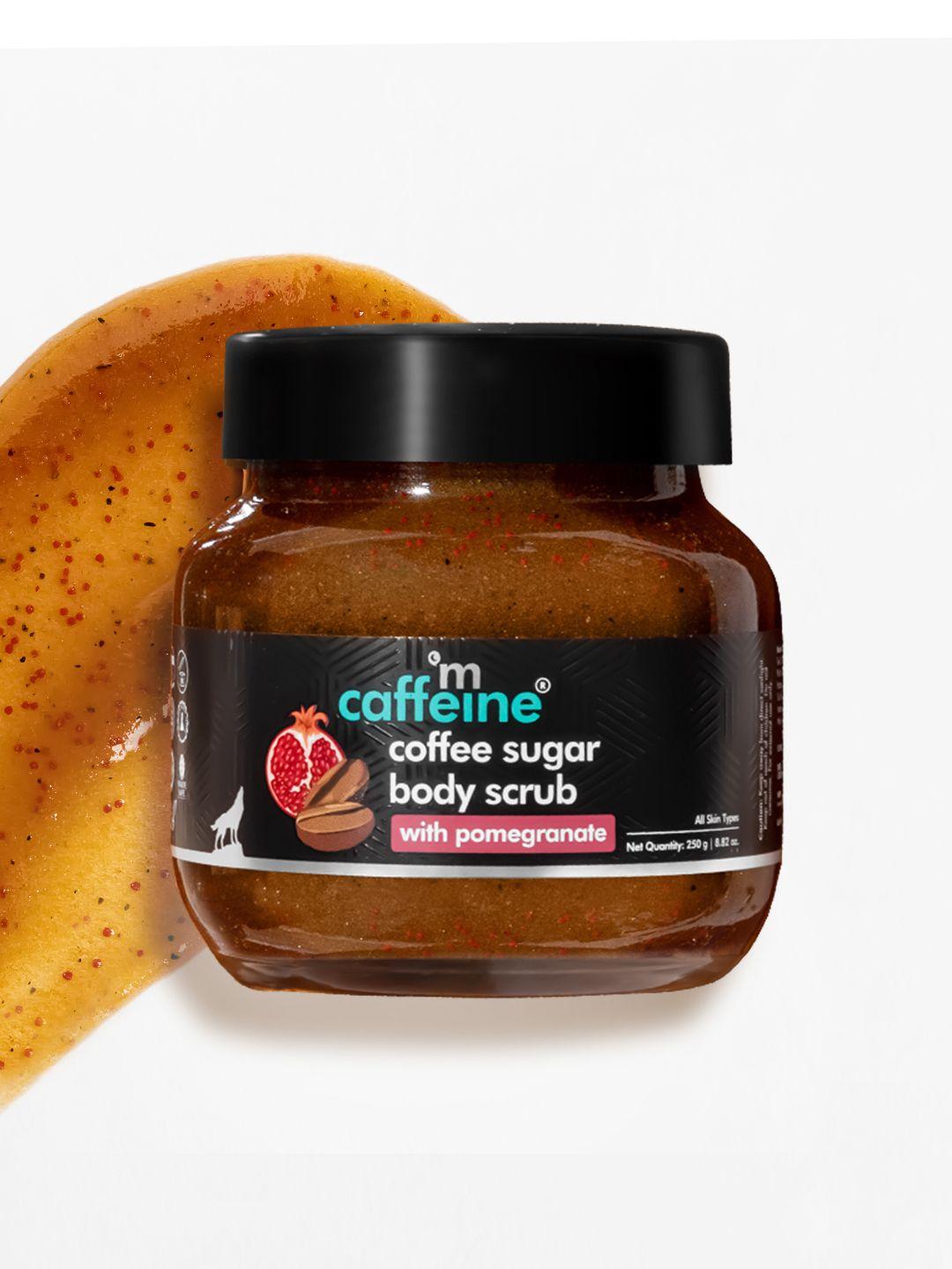 mcaffeine coffee sugar body scrub with pomegranate extracts - 250 g