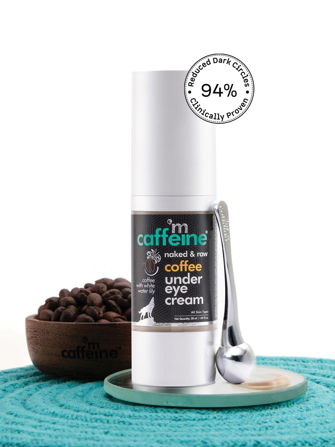 mcaffeine coffee under eye cream for dark circles, wrinkles, puffiness & fine lines-30 ml