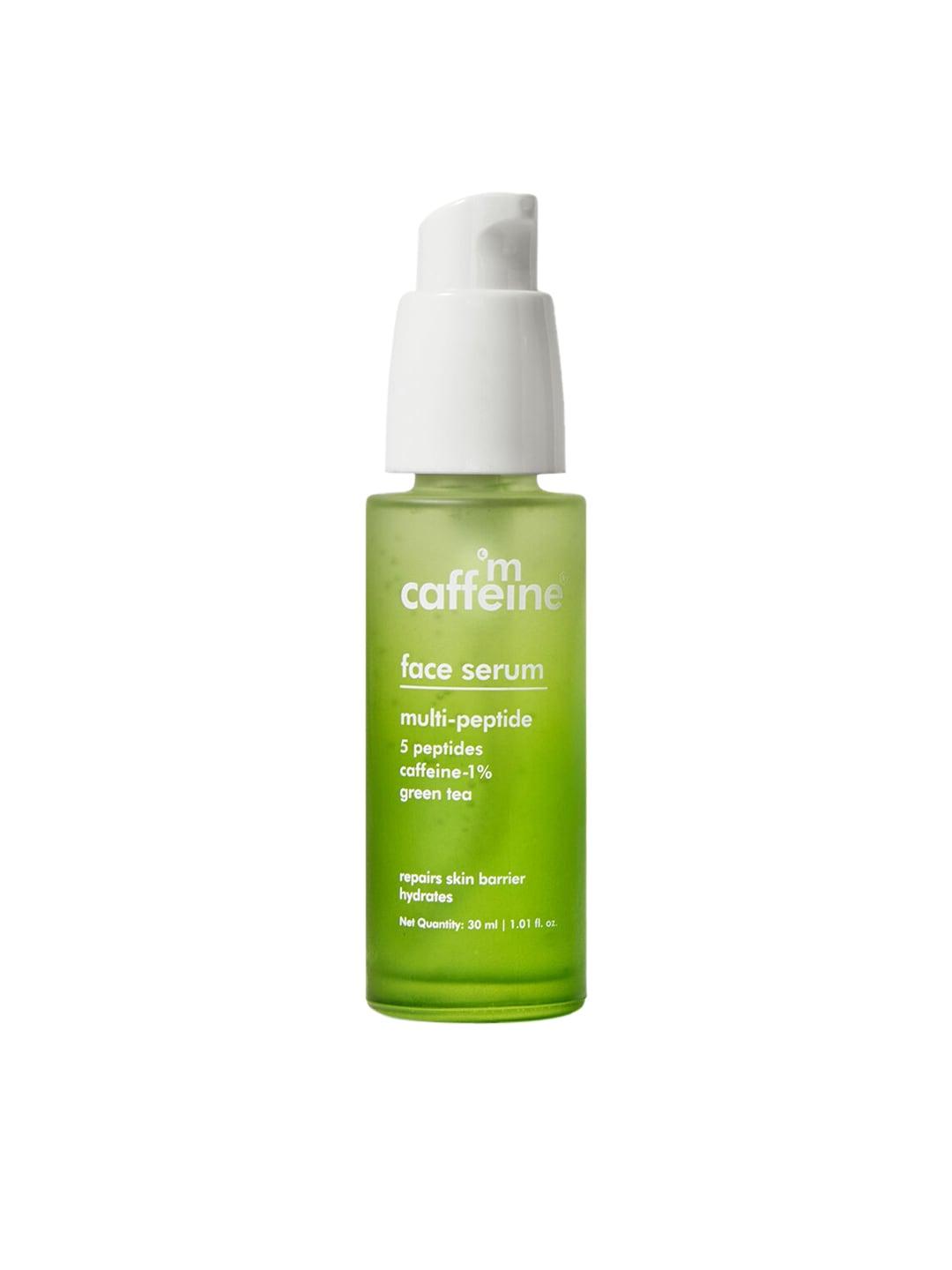 mcaffeine green tea face serum with multi-peptides 30 ml
