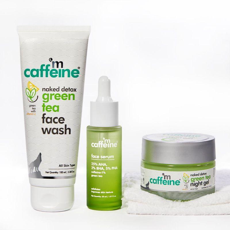 mcaffeine green tea peel & cleanse routine | exfoliating peel combo for deep pore cleansing