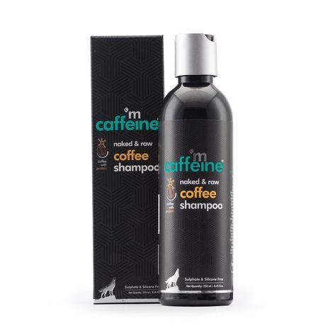 mcaffeine hair fall control coffee shampoo (250ml) | with protein and argan oil | deap cleanses and nourishes hair shafts | sulphate and silicone free
