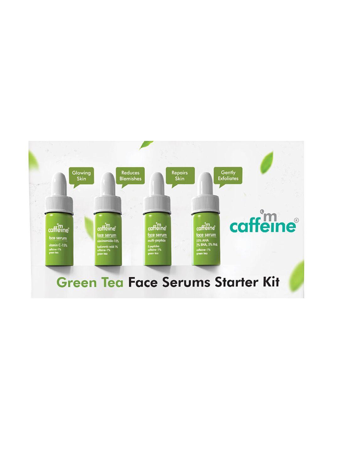 mcaffeine miniature green tea face serums starter kit - 3ml each