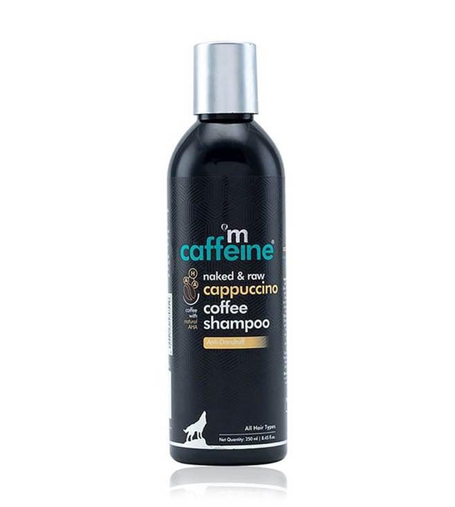 mcaffeine naked & raw cappuccino coffee shampoo - 250 ml