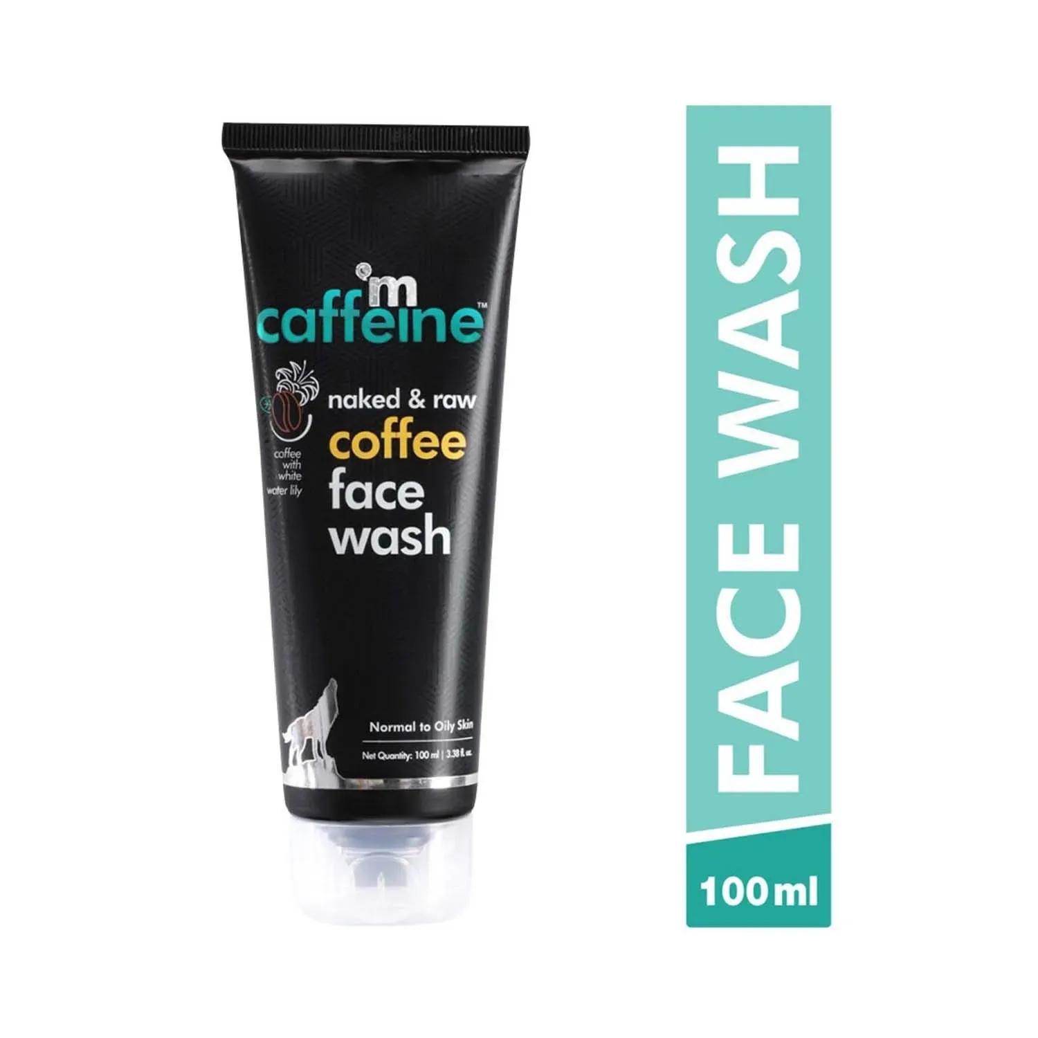 mcaffeine naked & raw deep cleansing coffee face wash - (100ml)
