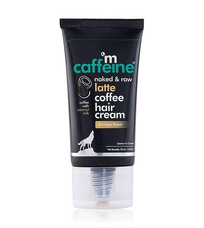 mcaffeine naked & raw latte coffee leave-in hair cream - 50 ml