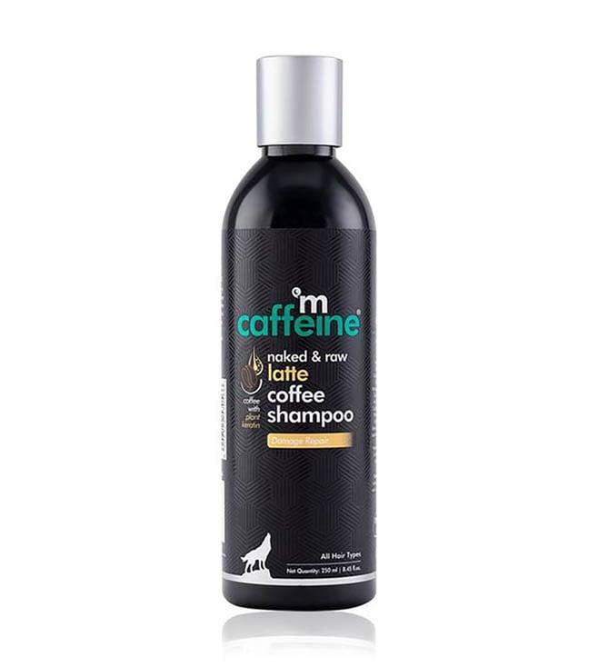 mcaffeine naked & raw latte coffee shampoo - 250 ml
