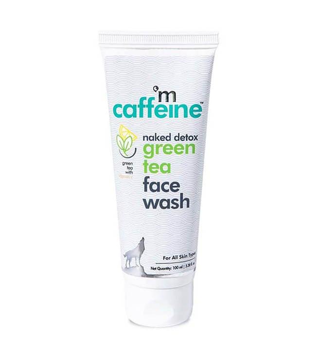 mcaffeine naked detox dirt removal green tea face wash - 100 ml