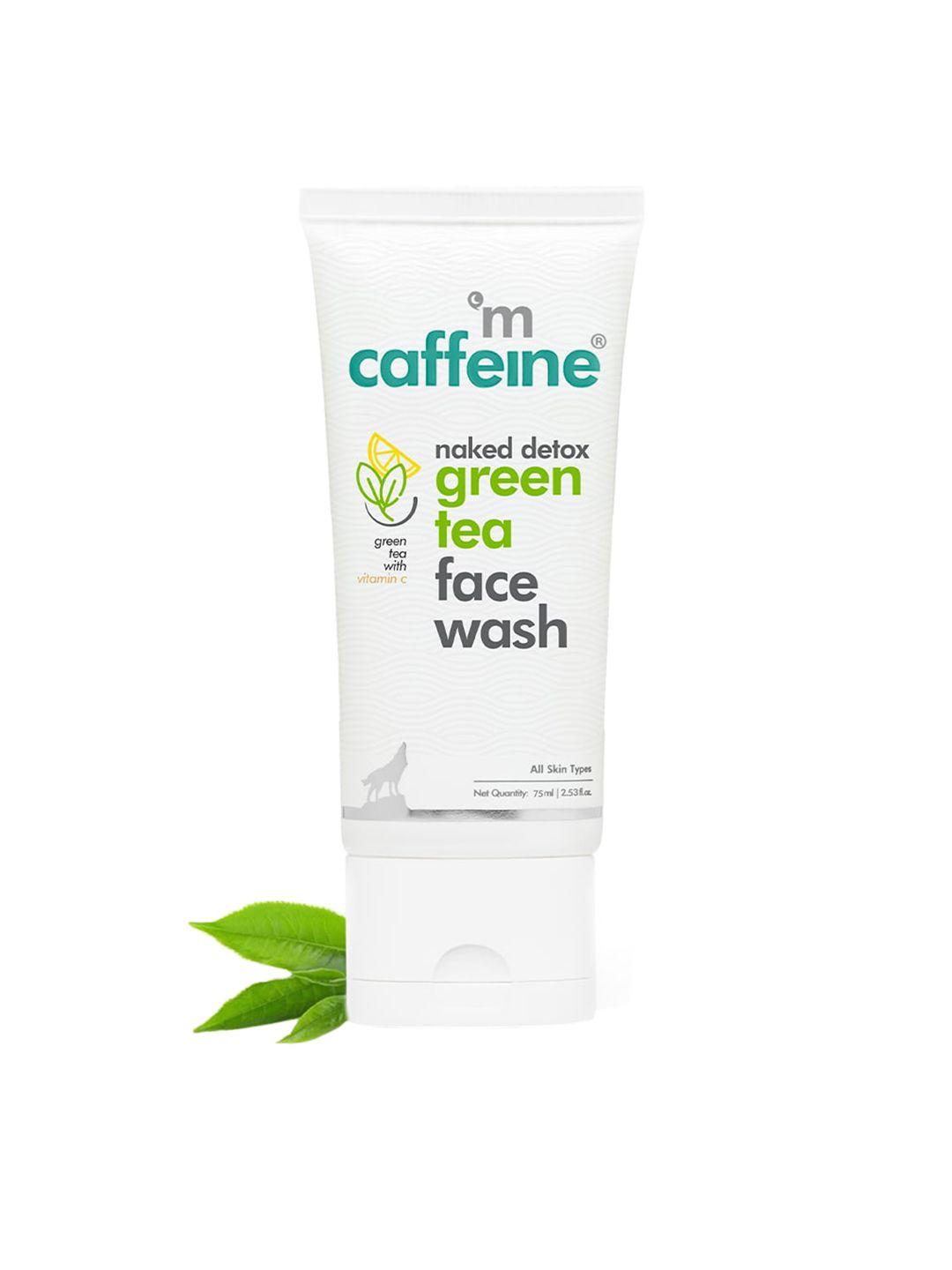mcaffeine naked detox green tea face wash with vitamin c - 75 ml
