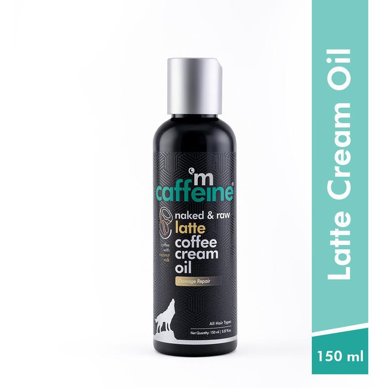 mcaffeine pre shower latte coffee scalp & hair cream oil for damage repair