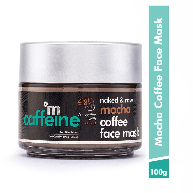 mcaffeine skin repair mocha coffee face mask - sebum control face pack with cocoa & bentonite clay