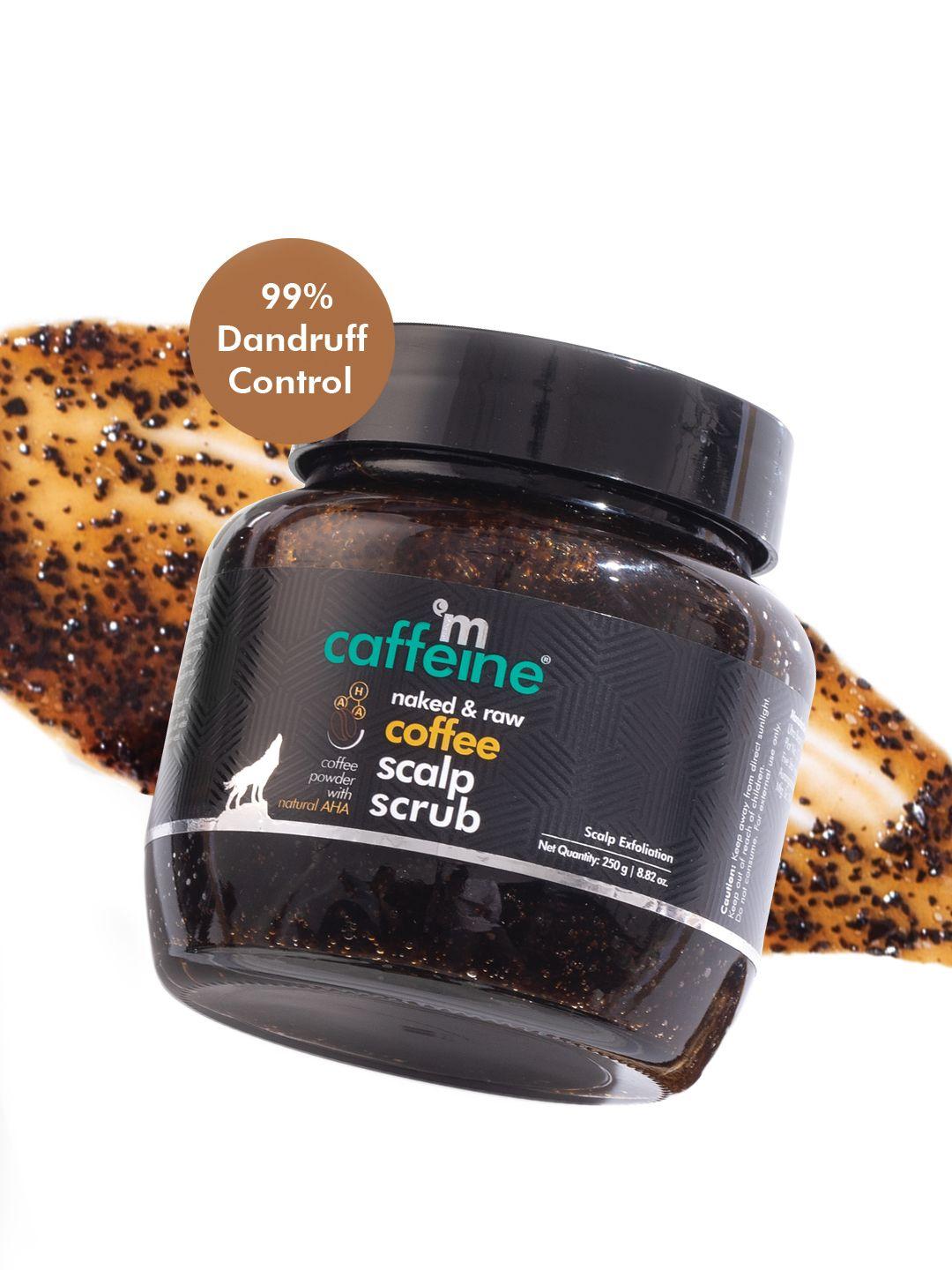 mcaffeine sustainable anti dandruff coffee scalp scrub - dandruff control treatment - 250g