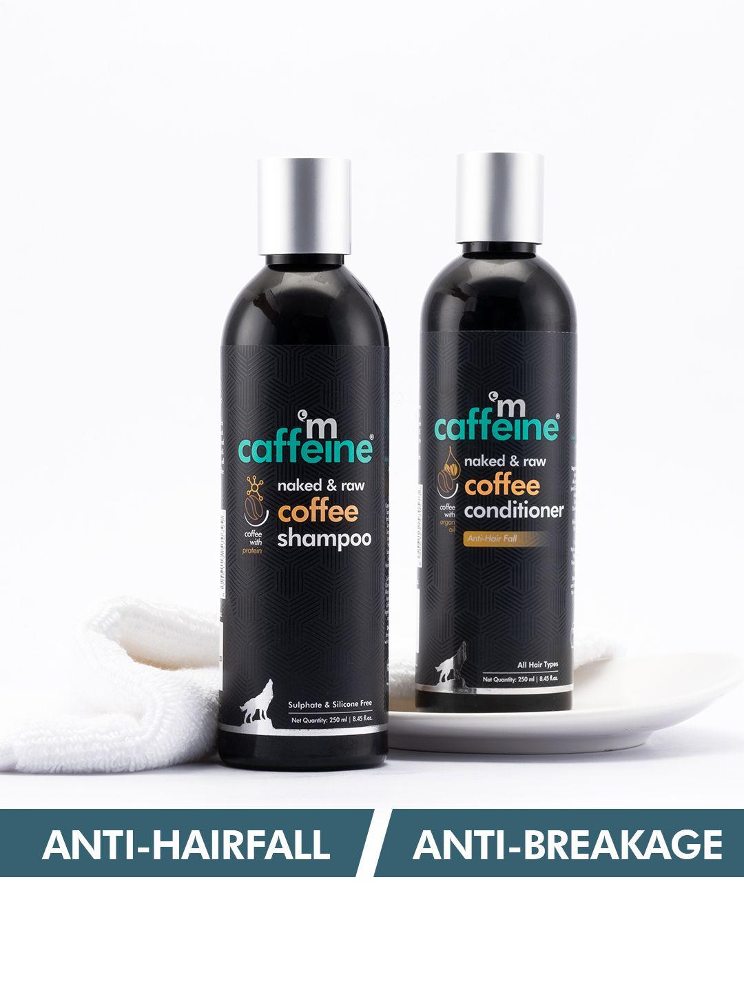 mcaffeine sustainable coffee shampoo & conditioner duo - hair fall control