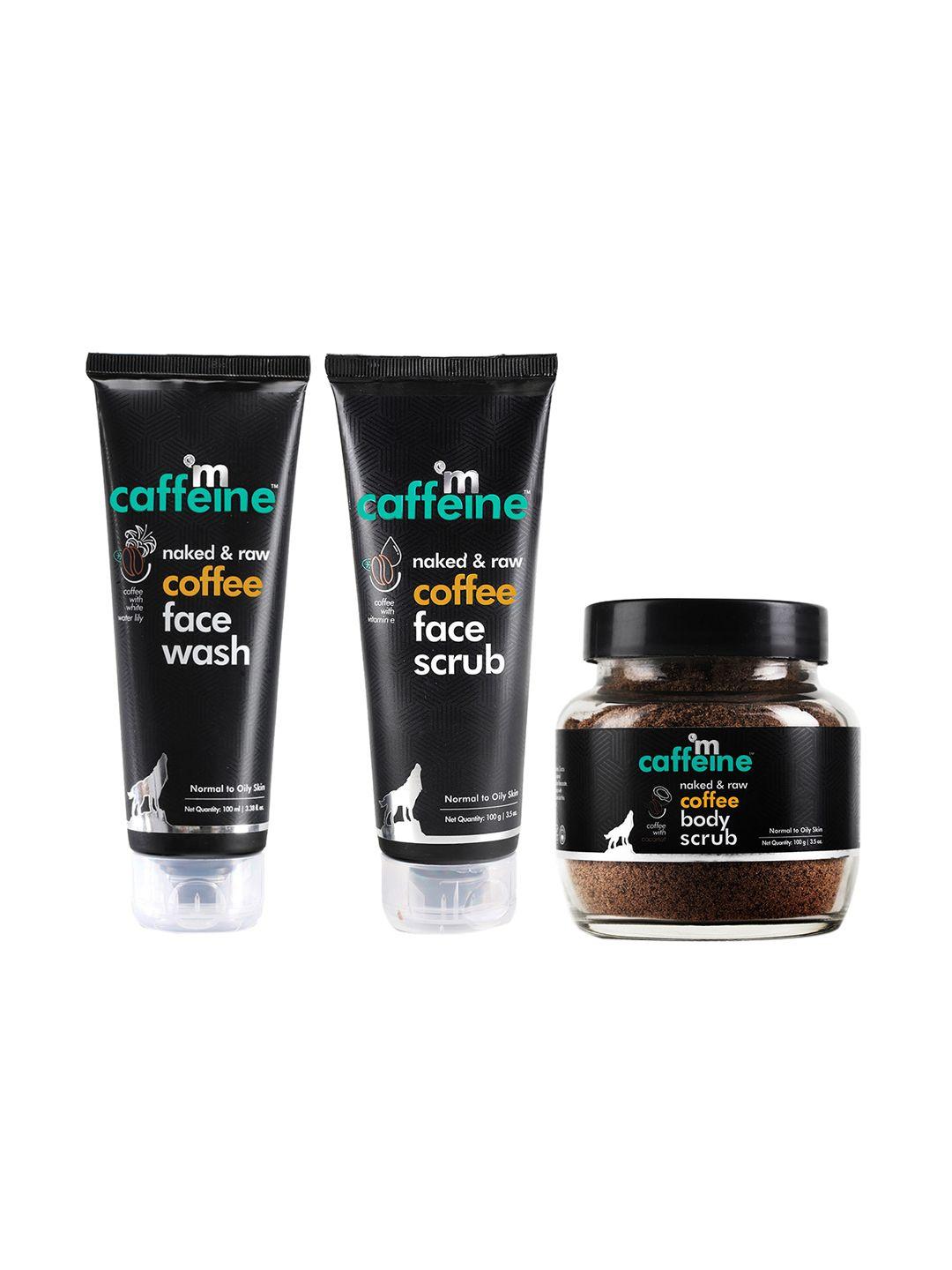 mcaffeine sustainable complete coffee skin care combo (set of 3)