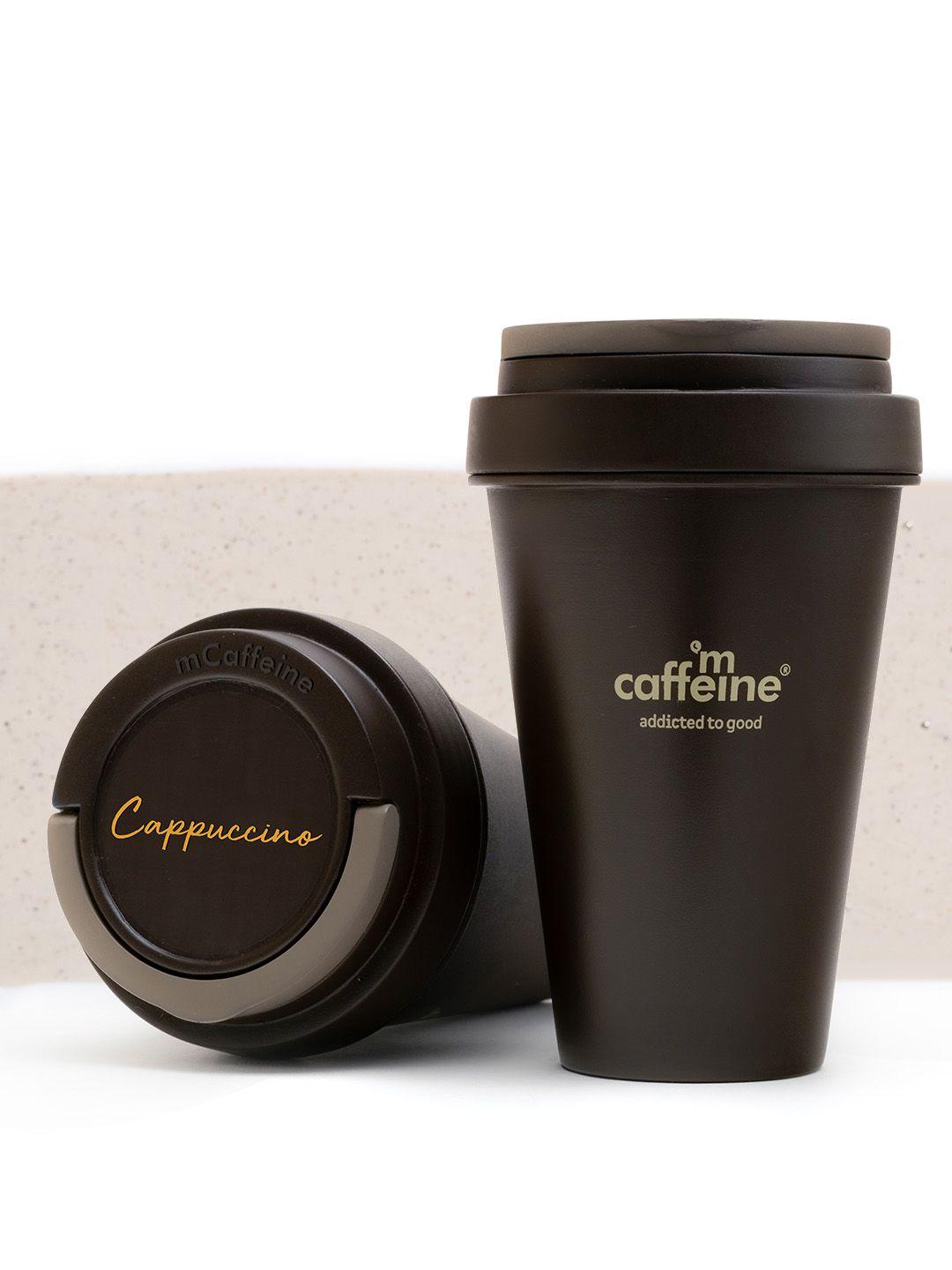 mcaffeine sustainable moisturizing cappuccino body wash with coffee scrub for gentle skin exfoliation