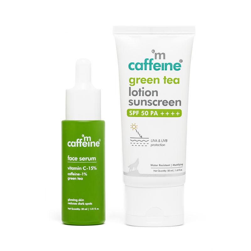 mcaffeine vitamin c green tea glow & protect essentials