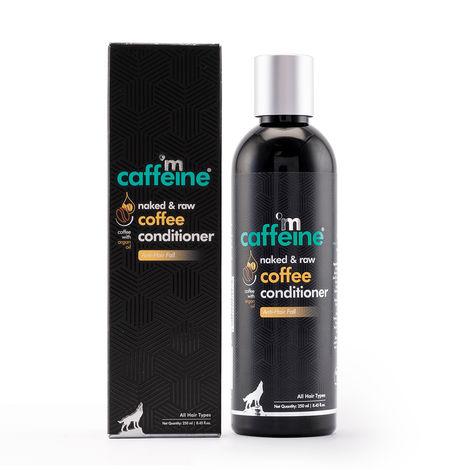 mcaffeine anti-hair fall coffee conditioner (250ml) | with pro-vitamin b5 and argan oil | strengthens and nourishes hair shafts | sulphate and silicone free