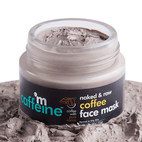 mcaffeine coffee face mask for women & men | detan face pack for glowing skin | cleanses pores & controls oil | for normal to oily skin | paraben & mineral oil free (100gm)