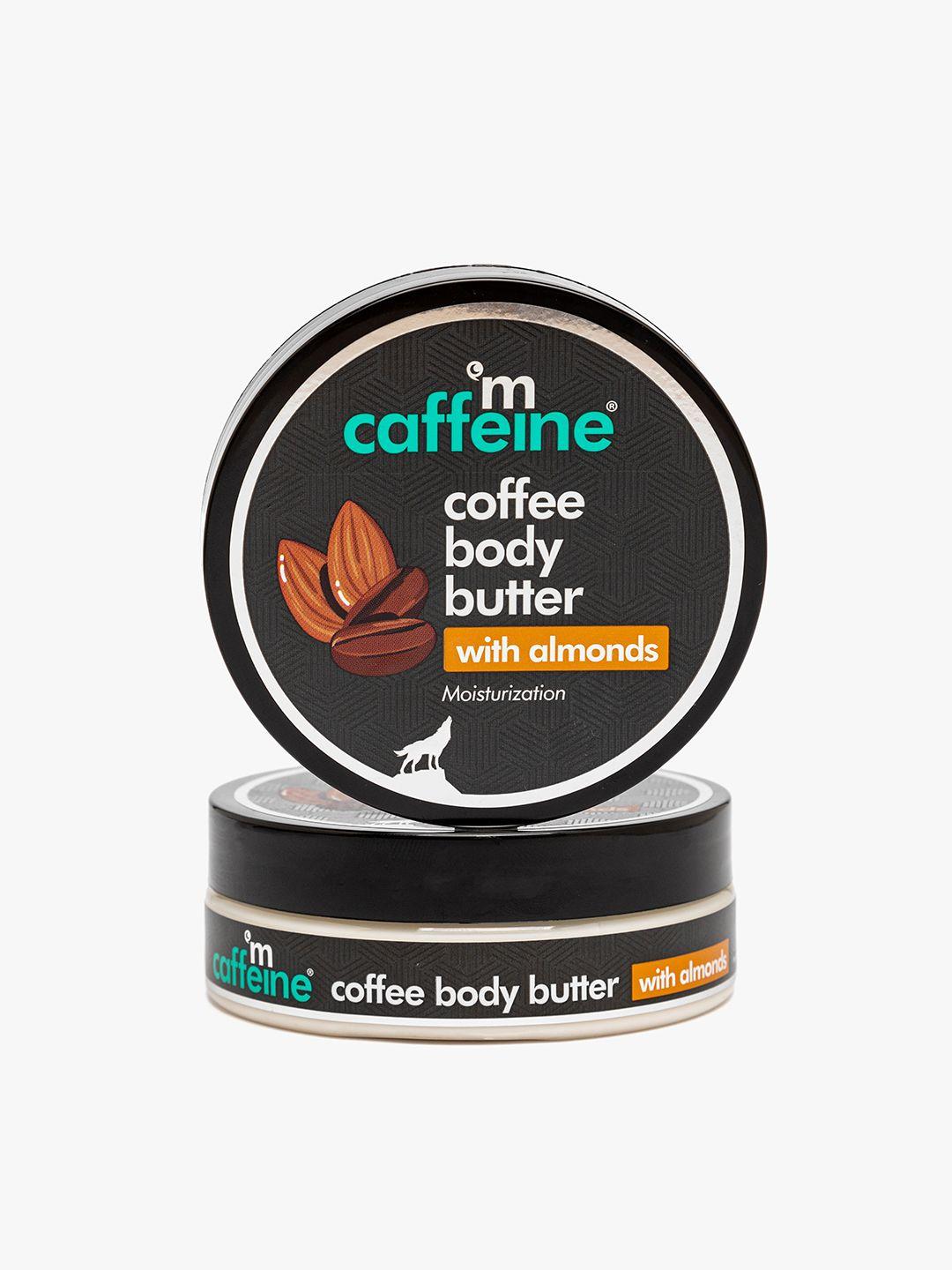 mcaffeine coffee body butter with almonds for deep moisturization & smooth skin - 100 g