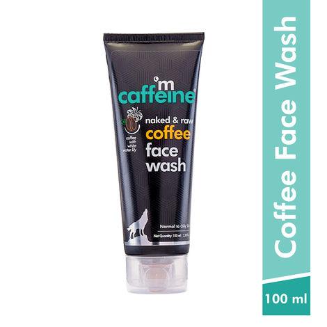 mcaffeine coffee face wash for fresh & glowing skin (100ml) | hydrating face cleanser for oil & dirt removal | natural face wash for men & women