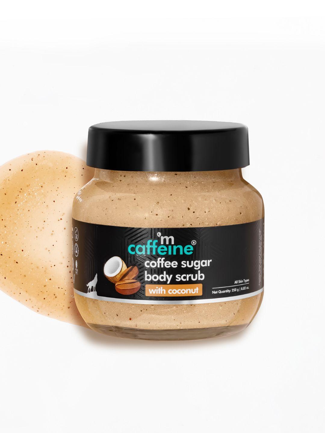 mcaffeine coffee sugar body scrub with coconut extracts - 250 g