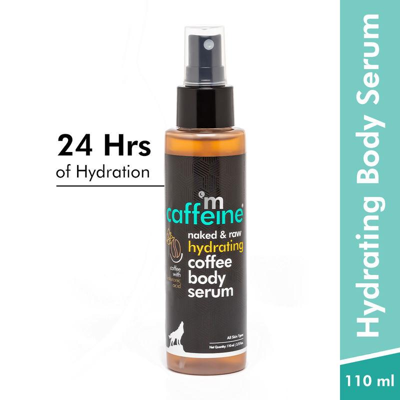 mcaffeine hydrating coffee body serum with hyaluronic acid - ultralight formula for skin nourishment