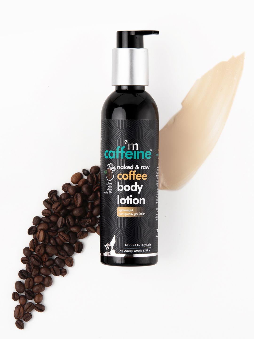 mcaffeine lightweight & non-greasy coffee body lotion with vitamin c & shea butter 200ml