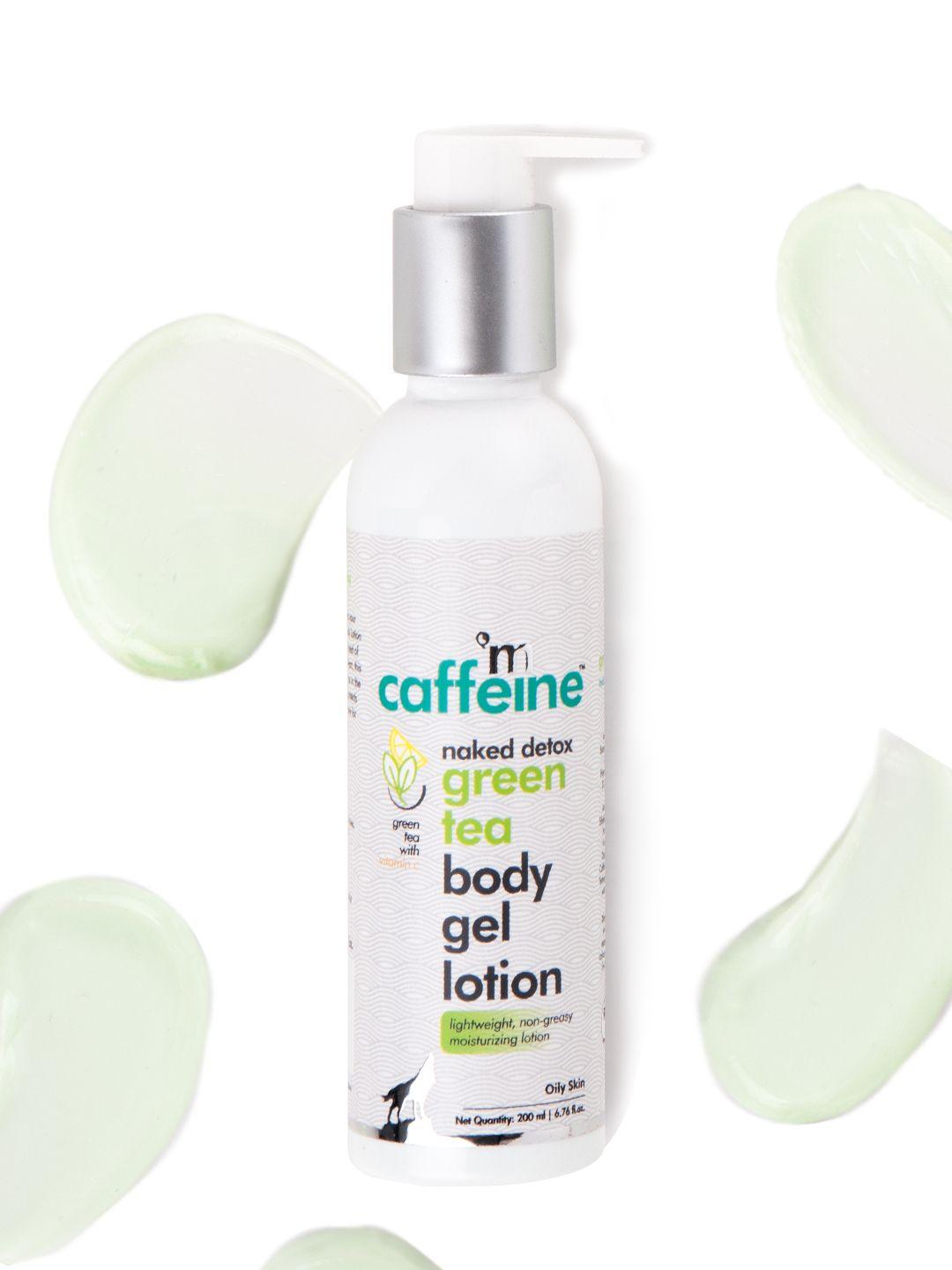 mcaffeine lightweight green tea body lotion with vit c & shea butter for oily skin 200ml