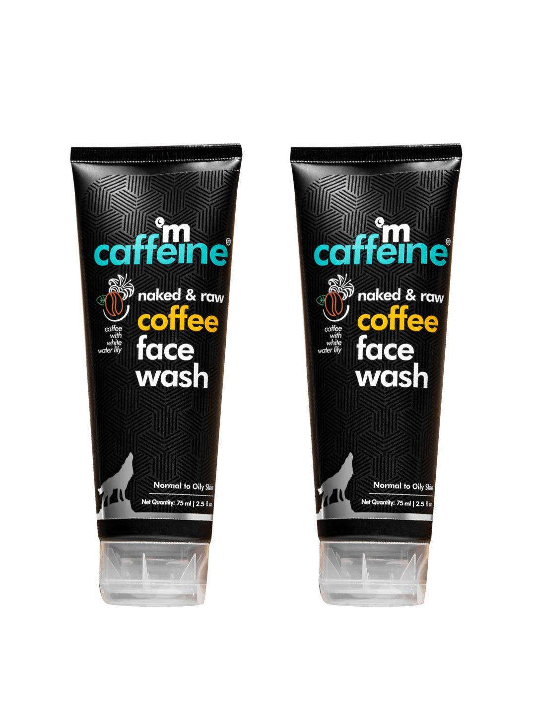 mcaffeine set of 2 coffee face wash for glowing skin - 75ml each
