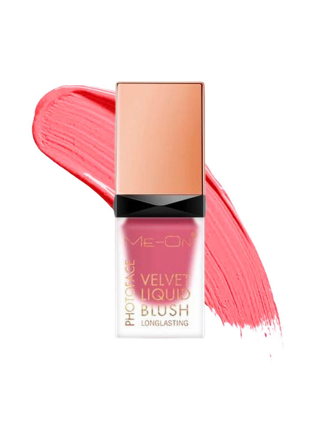 me-on photoface liquid velvet blush - 15gm soft pink 01