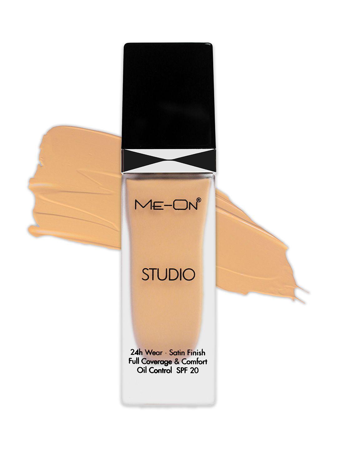 me-on studio satin-finish oil control spf20 foundation 40ml - natural 02