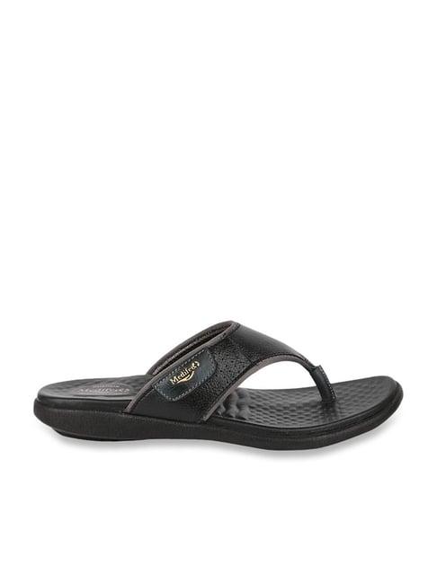 medifeet men's brian black thong sandals