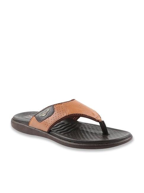 medifeet men's tan thong sandals