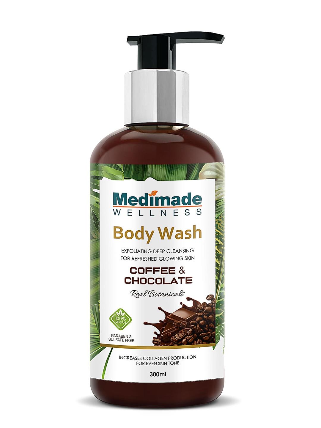 medimade coffee & chocolate body wash - 300 ml