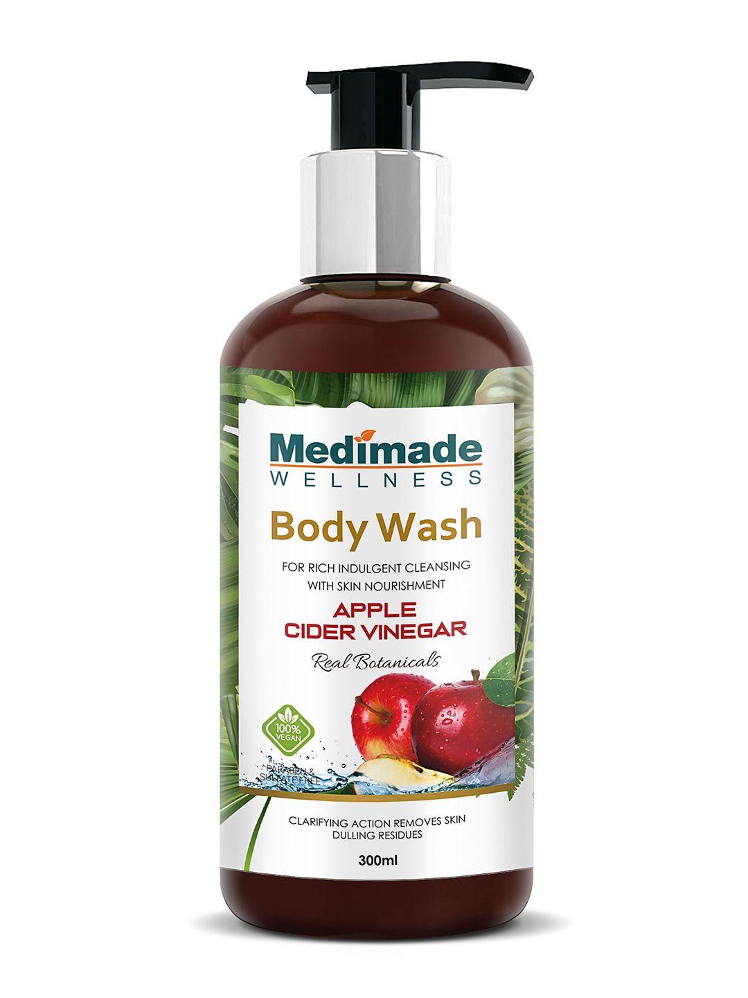 medimade yellow organic apple cider vinegar body wash 300 ml