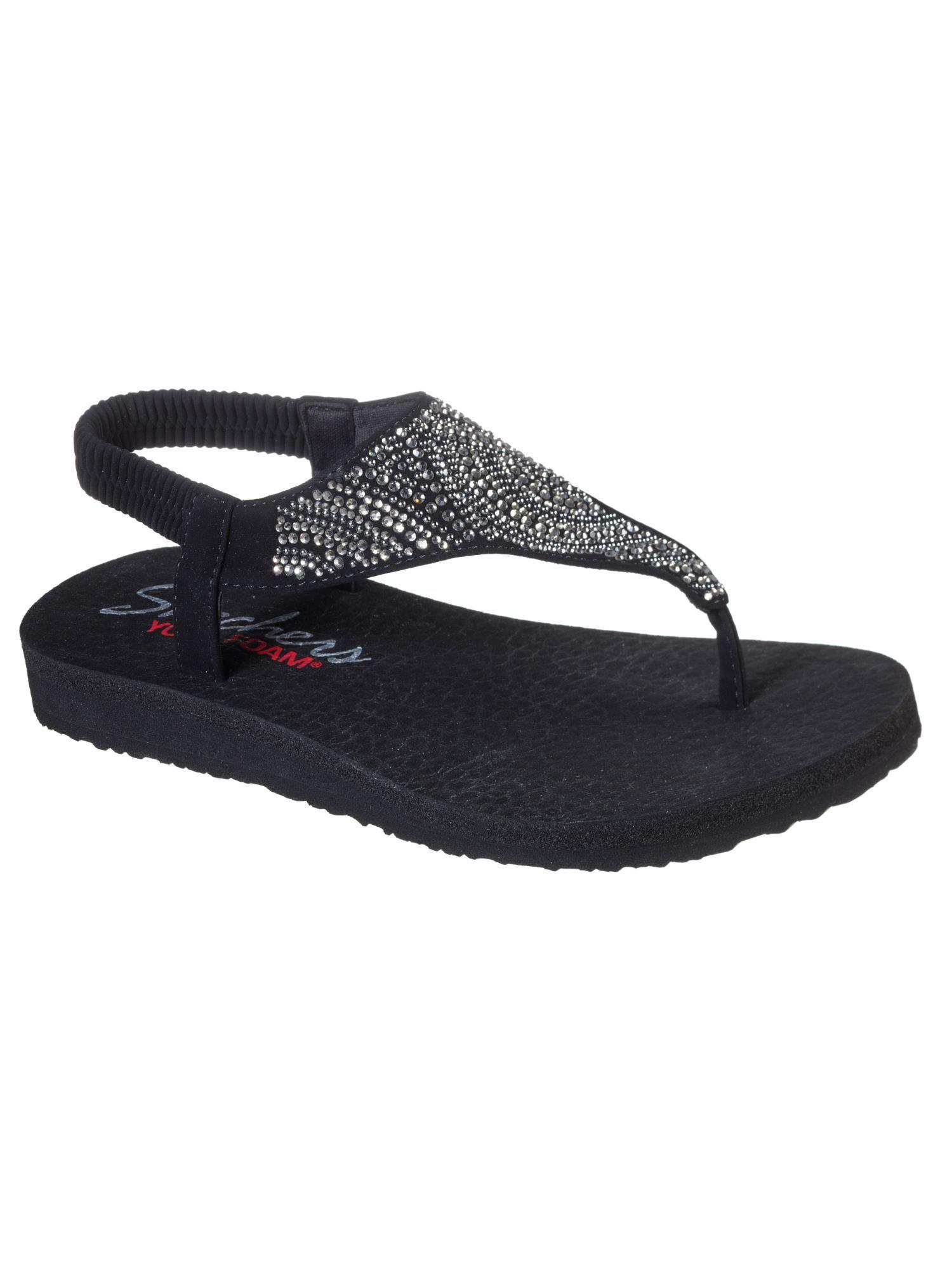 meditation - new moon sandals black