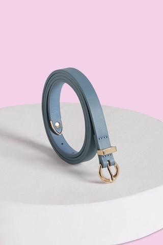 medium blue solid pu belt