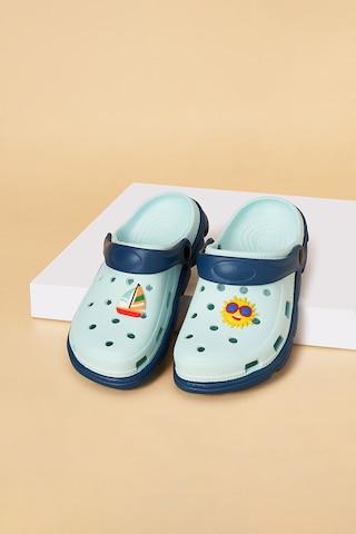 medium-blue-two-color-clog-casual-boys-clog-shoes