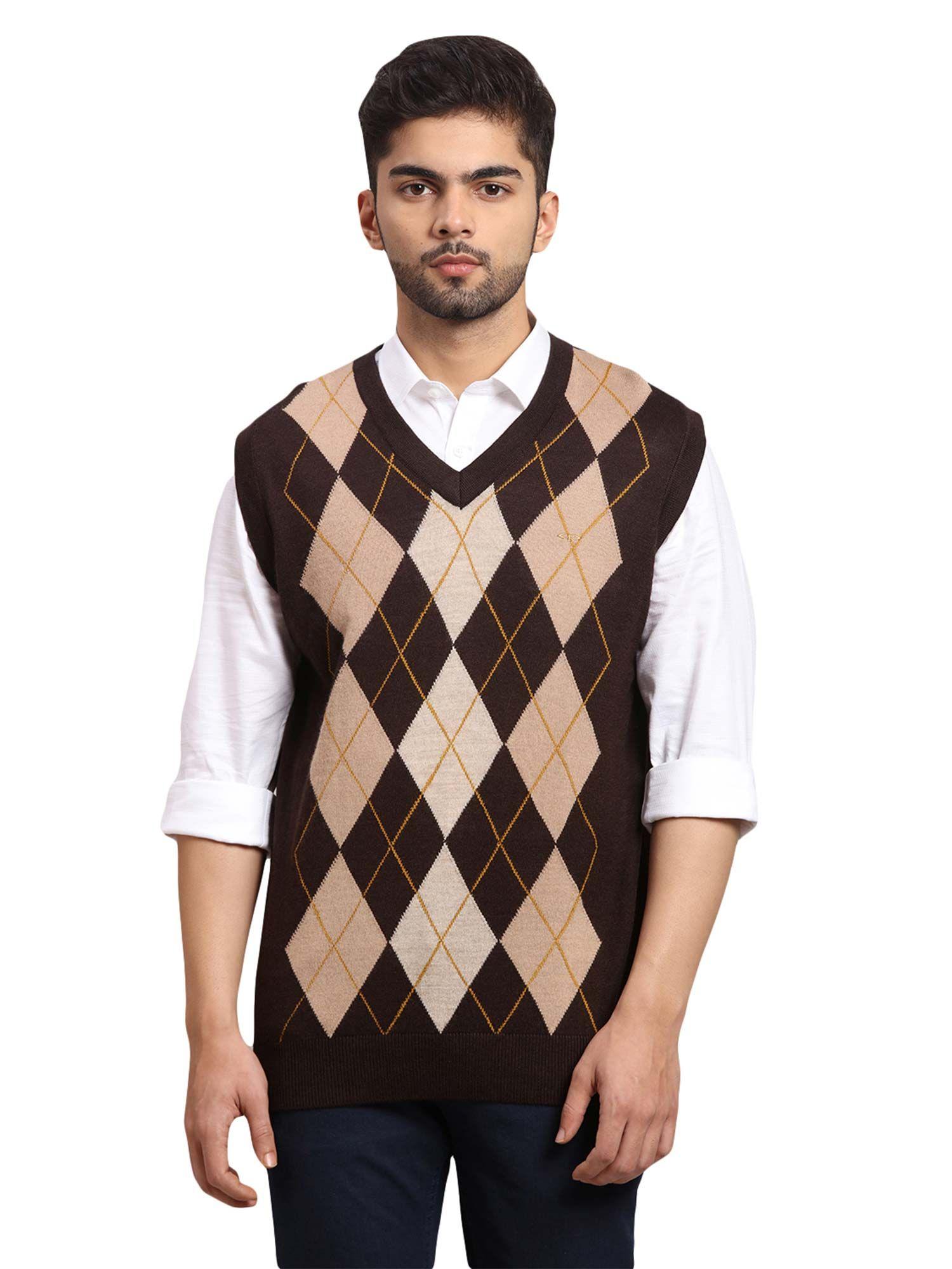 medium brown sweater