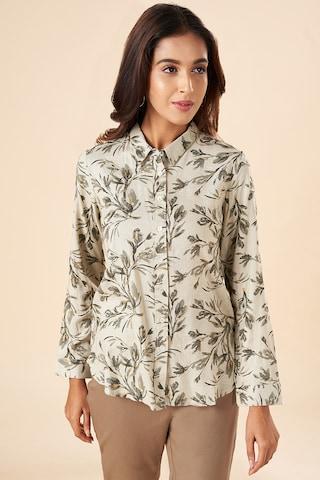 medium-grey-print-casual-full-sleeves-regular-collar-women-regular-fit--tunic