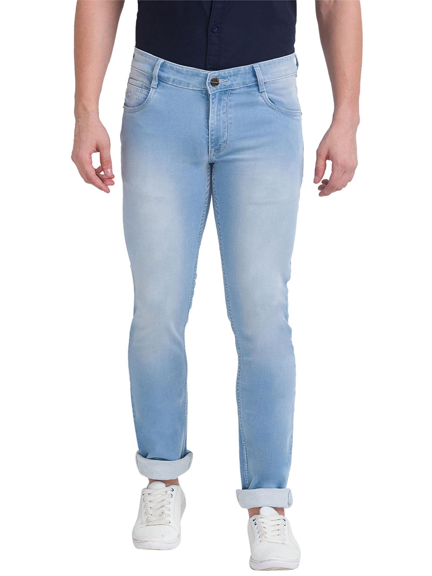 medium blue jeans