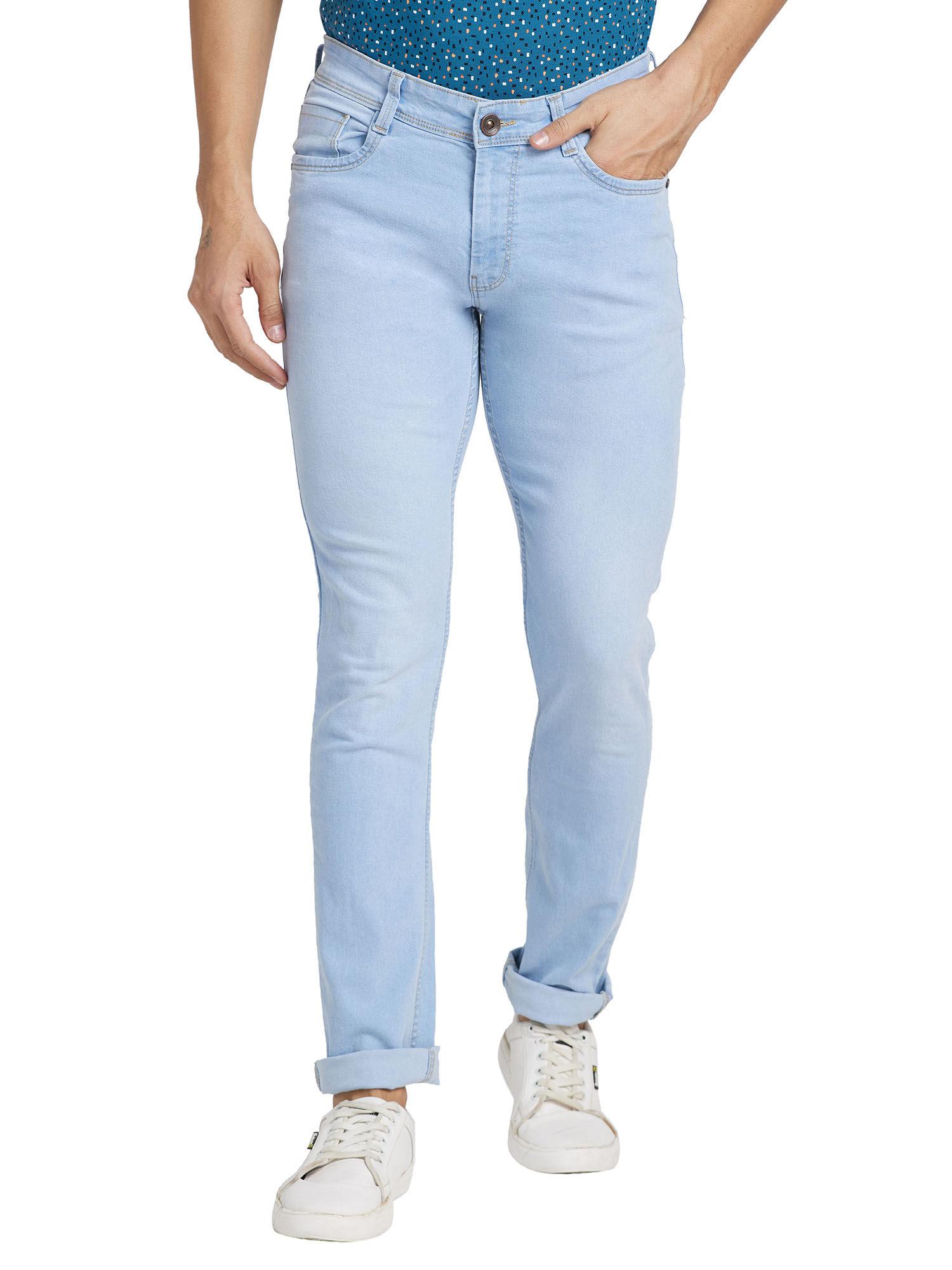 medium blue jeans