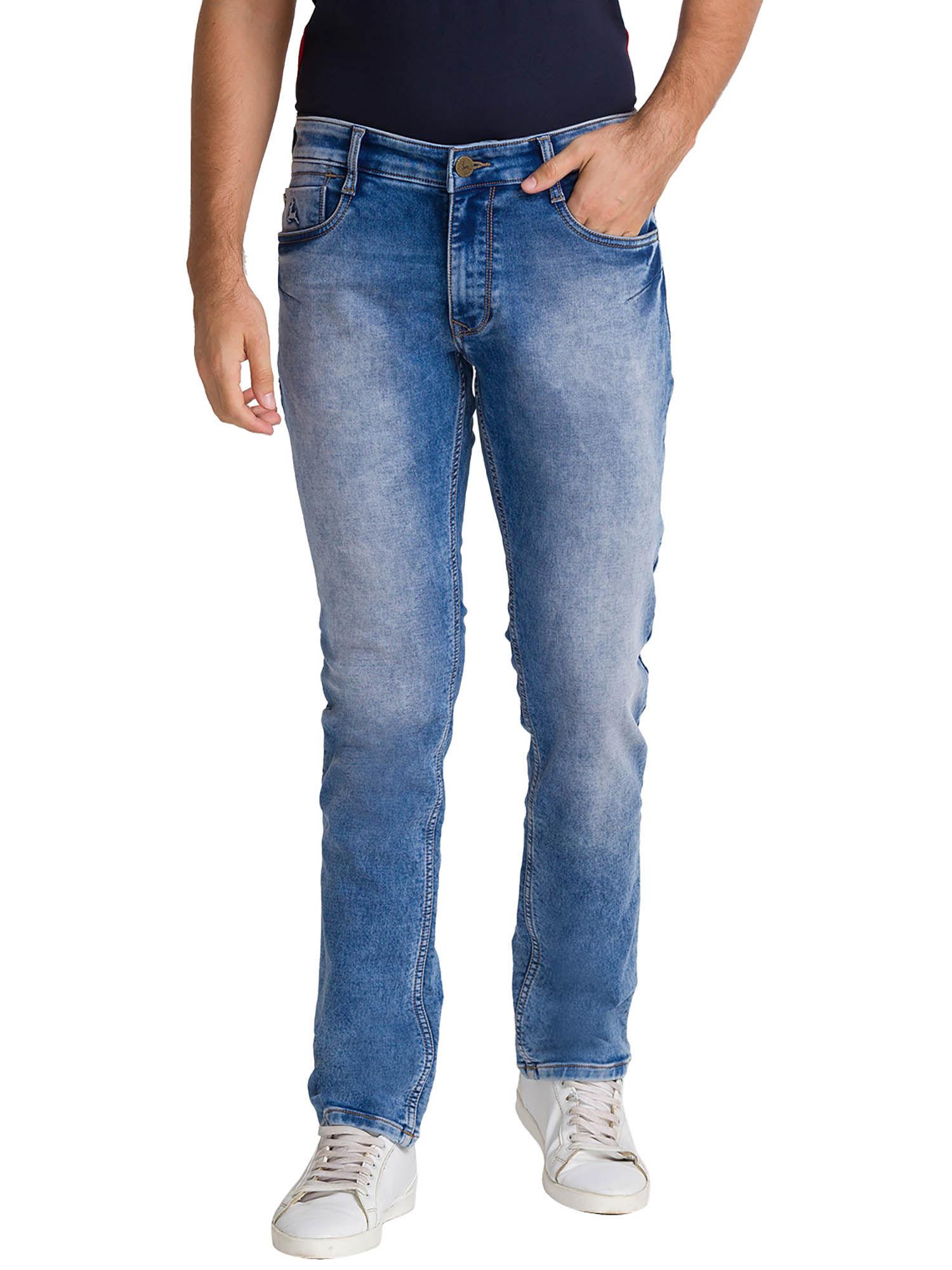 medium blue jeans