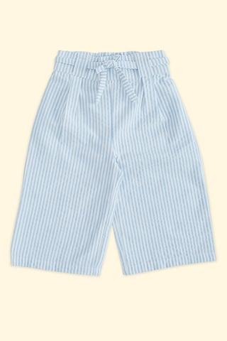 medium blue stripe full length casual baby regular fit trouser
