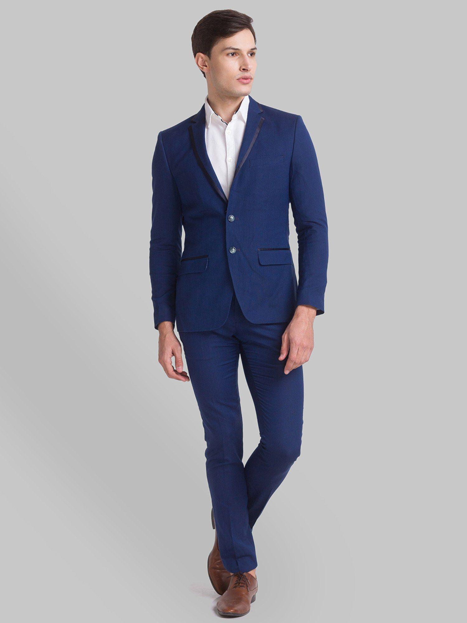 medium blue suit (set of 2)