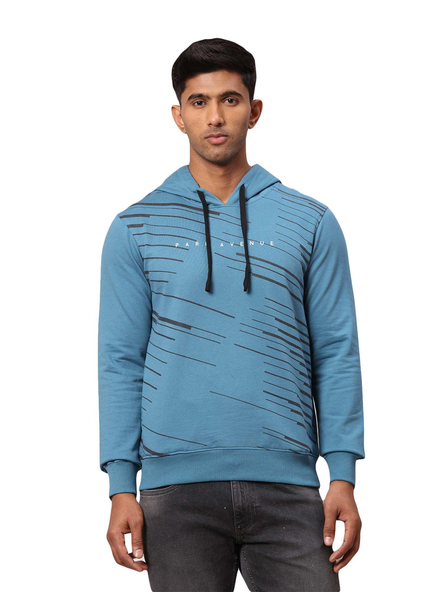 medium blue sweatshirt