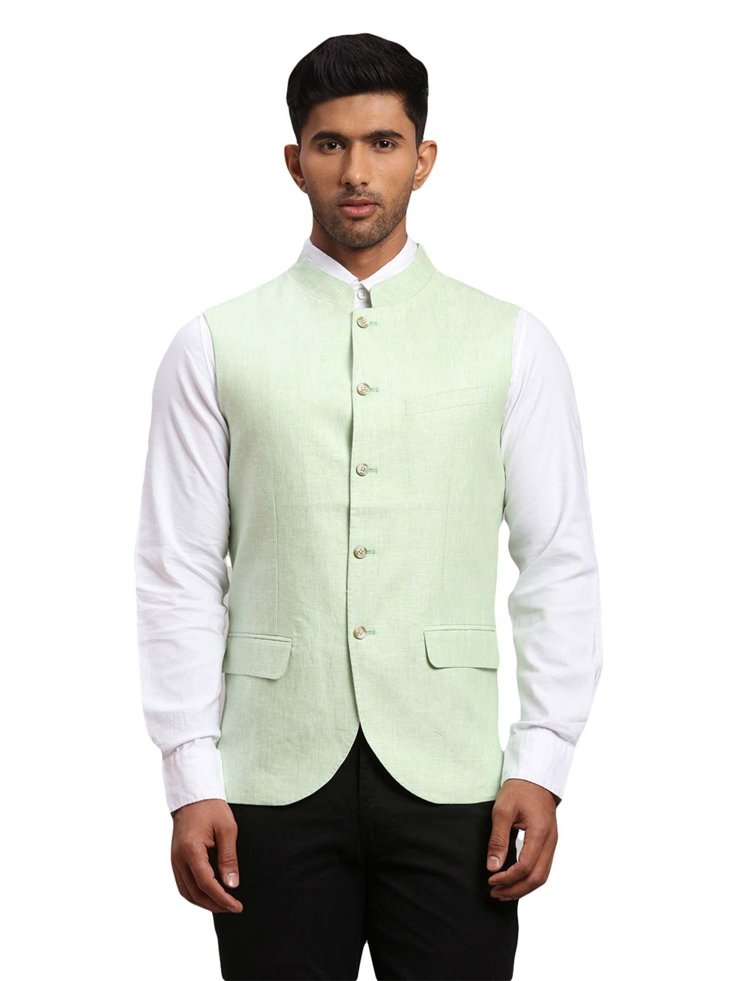 medium green waistcoat